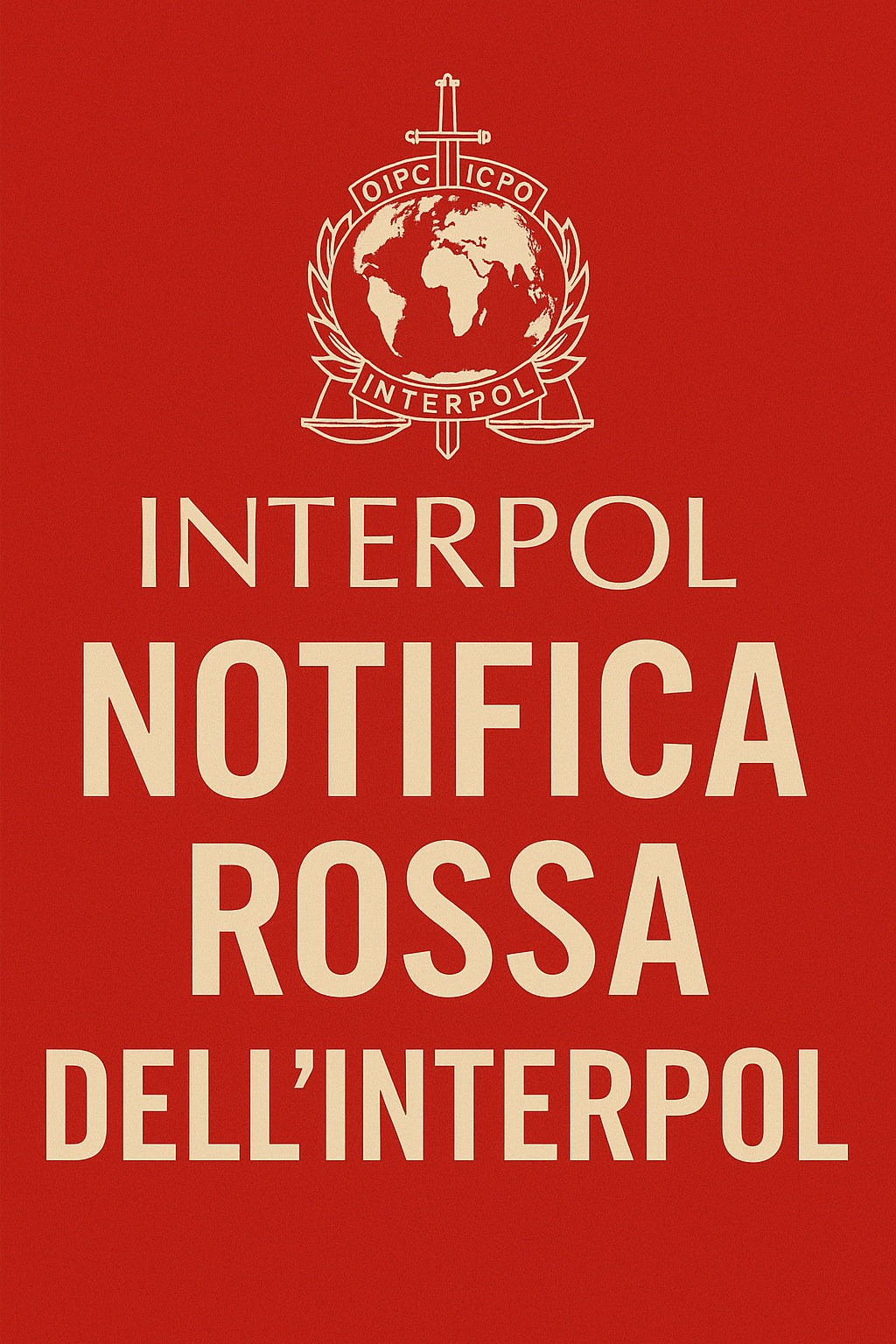 notifica rossa dell'Interpol